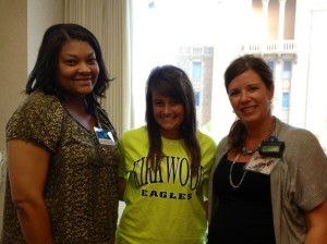 Crystal with her Physicians Assistants.