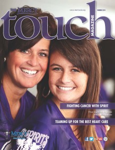 The Mercy Touch Magazine!  A fun surprise to be on the cover...