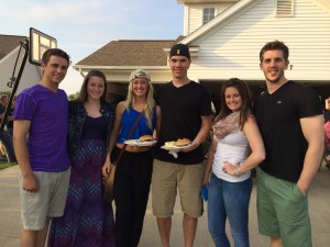 Crystal with her sisters and their boyfriends @ Hunter's Grad Party(Cassidy's Boyfriend)